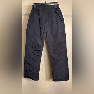 XGRAVITY Boys SNOWBOARD Athletic Outdoor Black 100% NYLON Pants W/Lining|Size:L